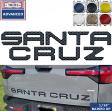 Carbon Plastic Letters for Hyundai Santa Cruz 2022+ Inserts US MADE picture
