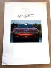 1993 Bugatti EB112 16-page BIG Original Car Sales Brochure Catalog and Letter picture