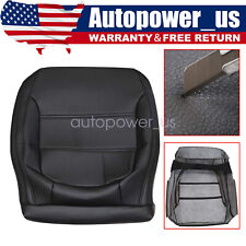 For 2011-2017 Volkswagen Jetta Driver Bottom Leather Seat Cover Black picture