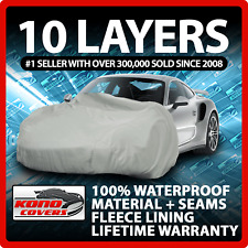 10 Layer Car Cover Indoor Outdoor Waterproof Breathable Layers Fleece Lining 244 picture