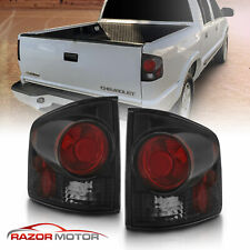 For 1994-2004 Chevy S10/GMC Sonoma Dark Smoke Rear Brake Tail Lights Pair picture