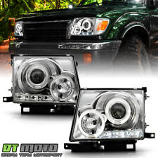 For 97-00 Toyota Tacoma 2WD 98-00 4WD LED Halo Projector Headlights Left+Right picture
