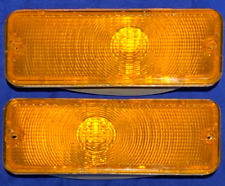 FORD F-150 250 350 SERIES YEAR 1973- 1977 AMBER FRONT TURN SIGNALS New ACRYLIC picture