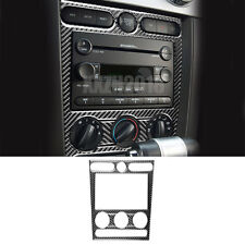 For Ford Mustang 05-09 Carbon Fiber Air Conditioning AC Control Panel Cover Trim picture