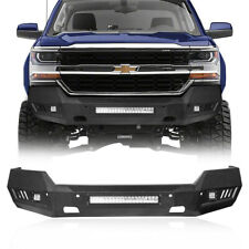 Heavy Duty Steel Front Bumper w/ LED Light for Chevy Silverado 1500 2016-2018  picture