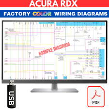 2007 Acura RDX Complete Color Electrical Wiring Diagram Manual USB picture