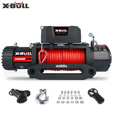X-BULL Electric Winch 12V 10000LBS Synthetic Rope Towing Truck Off Road 4WD picture
