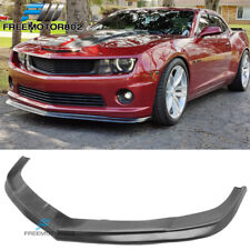 Fits 10-13 Chevy Camaro V8 SS ZL1 Style PU Front Bumper Lip Spoiler Splitter picture