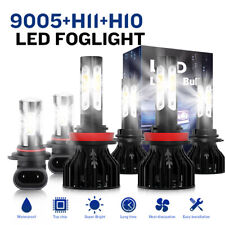 For 2007-2013 Toyota Tundra Combo 6x 6000K LED Headlight Hi/Lo + Fog Light Bulbs picture