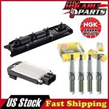 4x NGK Spark Plug + 1x Ignition Coil + 1x Module For Chevy Cavalier Chevrolet picture