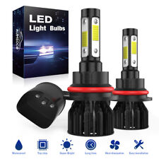 4sides LED Headlight Hi-Lo Beam Bulbs Kit For Ford F-250 1994 1995-1996 White 2x picture