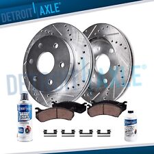 Front Drilled Brake Rotors + Ceramic Pads for 2004 2005 2006-2009 Cadillac SRX picture