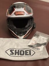 Black/White/Orange Sz LG Shoei GT-Air II Bonafide Full Face Motorcycle Helmet picture