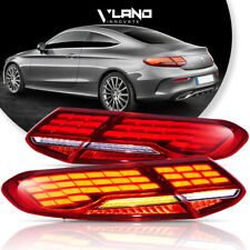 VLAND FULL LED TailLights For 15-21 Mercedes Benz C-Class W/Animation Sequential picture