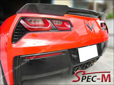 JPM Extended Carbon Fiber Trunk Spoiler Wing For 14-17 Chevy Corvette C7 CF picture