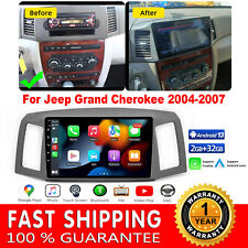 FOR 2004-2007 JEEP GRAND CHEROKEE ANDROID 13 10.1'' CAR RADIO STEREO NAVI PLAYER picture