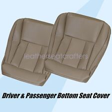 For 1996-02 Toyota 4Runner Driver & Passenger Bottom Leather Seat Cover Oak Tan picture