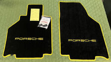 LLOYD MATS Ultimat LICENSED PORSCHE Front Floor Mats 986 Boxster YELLOW IN STOCK picture