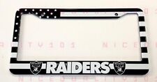 Raiders Las Vegas Metal Finished License Plate Frame Holder Rust Free picture
