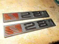 FORD MUSTANG SALEEN HERITAGE MUSTANG 281 S281 H281 EMBLEMS PAIR SALEEN NEW picture