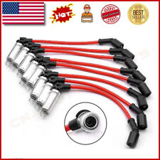 8PCS High Performance Spark Plug Ignition Wires For 1999-2006 CHEVY GMC V8 US picture