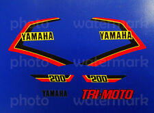1983 83' yamaha YTM 200 Tri-Moto 6pc Trike Graphics graficos Decals Stickers picture