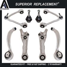 Front Upper Lower & Rearward Control Arms & Ball Joint Kit 8pc for JAGUAR XK XKR picture