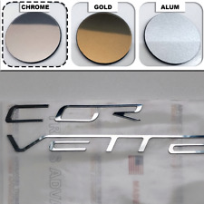 2005-2013 Corvette C6 CHROME Plastic Letters Rear Bumper Emblem Decals picture