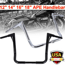 12/14/16 in. Rise Ape Hanger Handlebar DNA For Harley Road Electra Street Glide picture