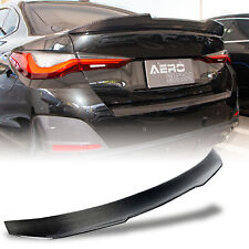 Real Carbon Fiber Trunk Spoiler Fits 2021-24 BMW G26 Gran Coupe and i4 Spoiler picture