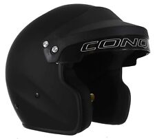 Conquer Snell SA2020 Approved Open Face Auto Racing Helmet Black Size Small picture