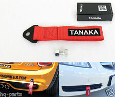 TANAKA HIGH STRENGTH UNIVERSAL RED RACING SPORTS TOW STRAP TOW HOOK picture