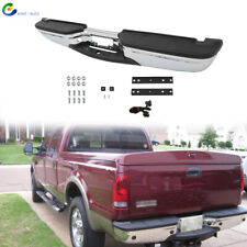 Fit For 1999-2007 Ford F250 F350 Super Duty Chrome Rear Step Bumper Assembly New picture
