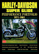 HARLEY DAVIDSON SUPER GLIDE FX PORTFOLIO BOOK FXE FXS 80 WIDE 1200 STURGIS FXB picture