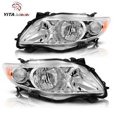 For 2009-2010 Toyota Corolla Headlights Headlamps Replacement Left+Right 09-10 picture