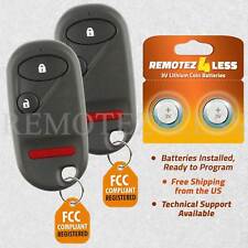 2 For 2001 2002 2003 2004 2005 Honda Civic Remote Car Keyless Entry Key Fob picture