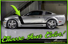 Side Hockey Stripe Graphics Style 4 Fits- 2005 - 2009 Ford Mustang GT SVT Saleen picture