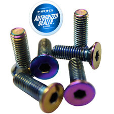 NEW NRG Conical Steering Wheel Screws 6-Piece + Allen Key NeoChrome SWS-100MC picture