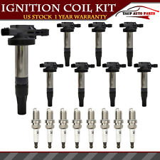 8x Ignition Coil & 8x Spark Plug for Jaguar XJ8 XK8 S-Type 4.2L AJ810445 picture
