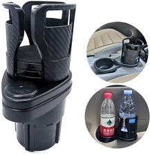 Car Double Cup Holder Expander Auto Drink Holder w/360° Rotating Adjustable Base picture
