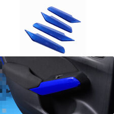 4X ABS Glossy Blue  Door Armrest Panel Trim Cover For Honda Civic 2022-23 picture