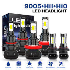 For Ford	F-150 2015-2021 LED Headlight +Hi/Lo Beam Fog Light Bulbs Combo White picture