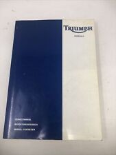 TRIUMPH MOTORCYCLE SERVICE MANUAL 2000 T3850907 - PREOWNED picture