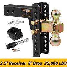 XPE Trailer Hitch Fits 2.5 Inch Receiver, 8 Inch Adjustable Drop Hitch, 25000LBS picture