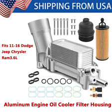 For 11-16 Dodge Jeep Chrysler Ram3.6L Aluminum Engine Oil Cooler Filter Housing picture