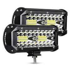 2x 7Inch 20000W LED Work Light Bar Flood Spot Pods Offroad Fog Driving ATV Truck picture