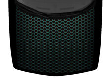 Dark Teal Green Ovals Metal Grate Truck Hood Wrap Vinyl Car Graphic Decal picture
