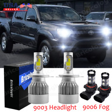 Para For Toyota Tacoma 2005-2011 Kit de faros LED Hi/Low+Kit de luces antiniebla picture