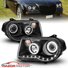 [Extreme Halo] 05-10 For Chrysler 300C LED Strip Projector Lamp Headlights picture