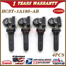 4PC NEW TPMS TIRE PRESSURE SENSOR HC3T-1A180-AB For FORD F-250 SUPER DUTY FUSION picture